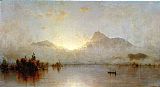 Sanford Robinson Gifford A Sunrise on Lake George painting